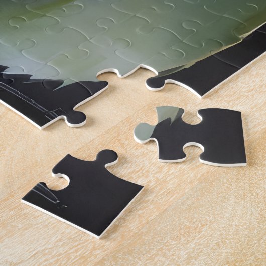 Puzzle Peinture Rose violet vive (Côté)