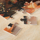 Puzzle Peinture rustique de citrouille blanche (Côté)
