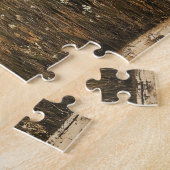 Puzzle Peinture rustique d'une vache dans une prairie écl (Côté)
