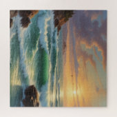 Puzzle Peinture sur la mer du coucher du soleil (Horizontal)