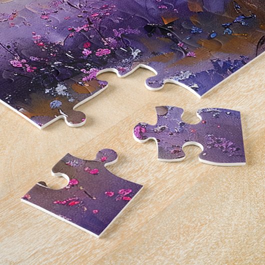 Puzzle Peinture sur terrain de l'église rustique et du Fl (Côté)
