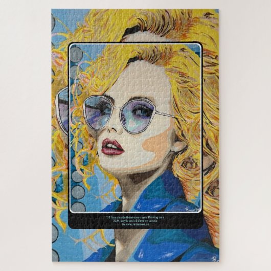 Puzzle Peinture sur un (Vertical)