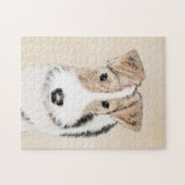 Puzzle Peinture Terrier de Renard de fil - Cute Original (Horizontal)