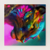 Puzzle Peinture Tiger Portrait (Horizontal)