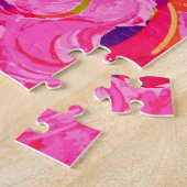 Puzzle Peinture tourbillons abstraits colorés mignons (Côté)