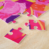 Puzzle Peinture tourbillons abstraits colorés mignons (Côté)