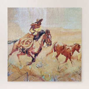 Puzzle Peinture Vaquero par Eward Borein
