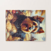 Puzzle Peinture vintage australienne Terrier (Horizontal)
