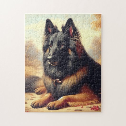 Puzzle Peinture vintage belge Tervuren (Vertical)