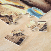 Puzzle Peinture vintage de caniche (Côté)