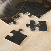 Puzzle Peinture vintage de Kitten à long haïr (Côté)