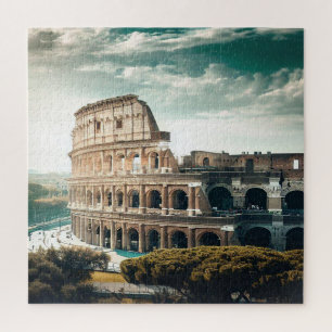 Puzzle Peinture vintage du Colisée à Rome, Italie