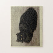 Puzzle Peinture vintage d'un chat noir (1903) (Vertical)