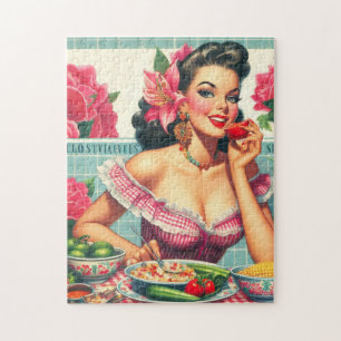 Puzzle Peinture vintage en latina
