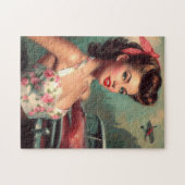 Puzzle Peinture vintage mignonne (Horizontal)