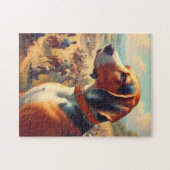 Puzzle Peinture vintage pour chien de collection (Horizontal)