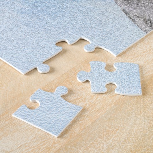 Puzzle Peinture Weimaraner - Joli art original chien (Côté)