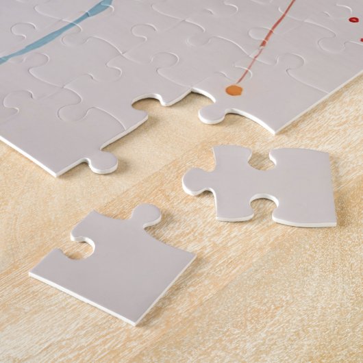 Puzzle Peintures Abstraites à l'huile colorée (Côté)