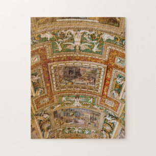 Puzzle Peintures au plafond dans la Galerie des cartes -