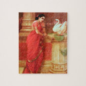 Puzzle Peintures-Hamsa Dhayamthi de Ravi Varma (Vertical)