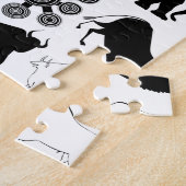Puzzle Peintures rupestres - art primitif (Côté)