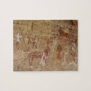 Puzzle Peintures rupestres préhistoriques, Akakus, Sahara
