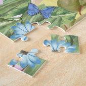 Puzzle Pekingese Chien avec Fleurs Printemps (Côté)