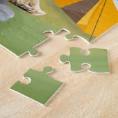 Puzzle Pekingese Chien Camping (Côté)