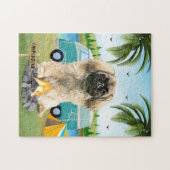 Puzzle Pekingese Chien Camping (Horizontal)