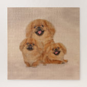 Puzzle Pekingese poursuit le collage (Vertical)
