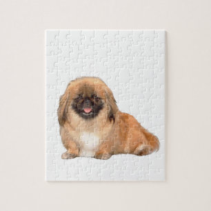 Puzzle Pekingese (rouge, masque noir n° 1)