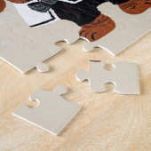 Puzzle Pèlerin de Thanksgviving de teckel (Côté)