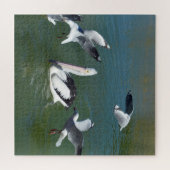 Puzzle Pélican et les resquilleurs, (Horizontal)
