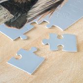 Puzzle Pélican perché sur pylône (Côté)