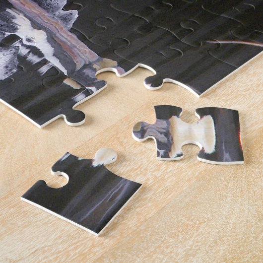 Puzzle Pélican, réflexion (Côté)