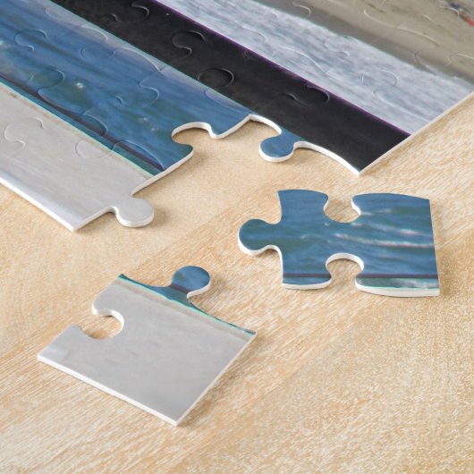 Puzzle - Pélican simple sur la jetée (Côté)