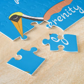 Puzzle Pélicans en méditation : (Côté)