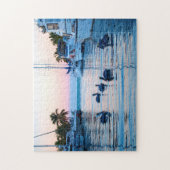 Puzzle Pélicans, palmiers, bateaux en Floride Keys (Vertical)