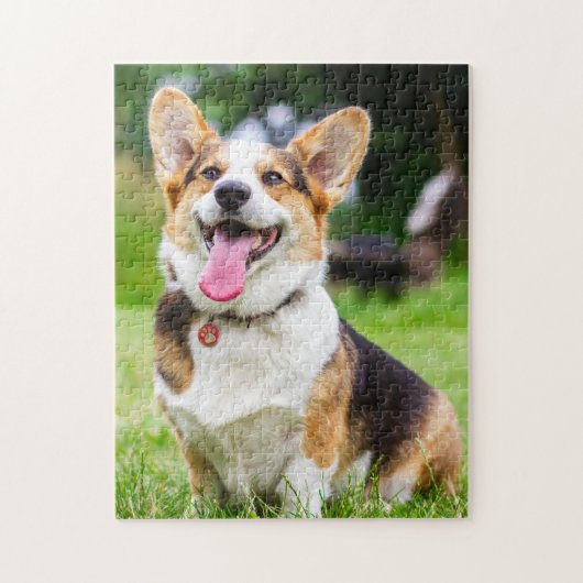 Puzzle Pembroke Welsh Corgi Chien chiot (Vertical)
