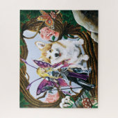 Puzzle Pembroke Welsh Corgi et Fairy (Vertical)