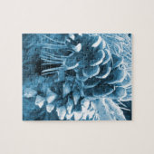 Puzzle Pénecone bleu glacé primitif (Horizontal)