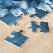 Puzzle Pénecone bleu glacé primitif (Côté)