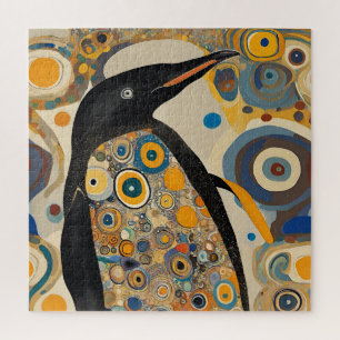 Puzzle Penguin Art nouveau