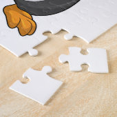 Puzzle Penguin at Boxing with Boxing Gloves (Côté)