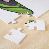 Puzzle Penguin en Snowboardeur avec Snowboard (Côté)