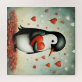 Puzzle Penguin Love 1 (Horizontal)