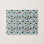 Puzzle Penguin Père Noël Joyeux Joyeux motif d'arbre de N (Horizontal)