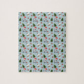 Puzzle Penguin Père Noël Joyeux Joyeux motif d'arbre de N (Vertical)