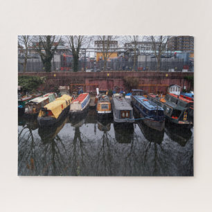 Puzzle Péniche amarrée reflet Little Venice Londres