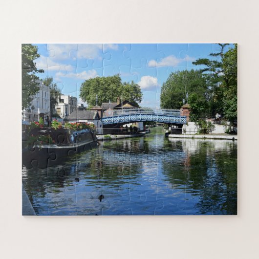 Puzzle Péniche Little Venice Londres Angleterre (Horizontal)